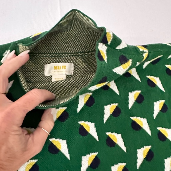 NWT Anthropology- Maeve Mod sweater. Mock neck. Fun and funky. - Picture 4 of 5